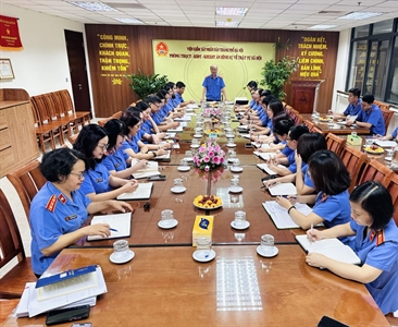 Chi bộ Phòng 2 – Đảng bộ Viện KSND thành phố Hà Nội tổ chức sinh hoạt chuyên...